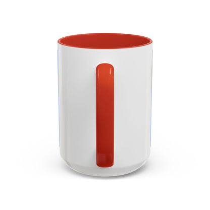 Naval Jack of Algeria - Accent Coffee Mug