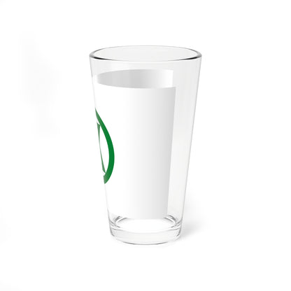 Flag of Monbetsu Hokkaido (Japan) Pint Glass 16oz
