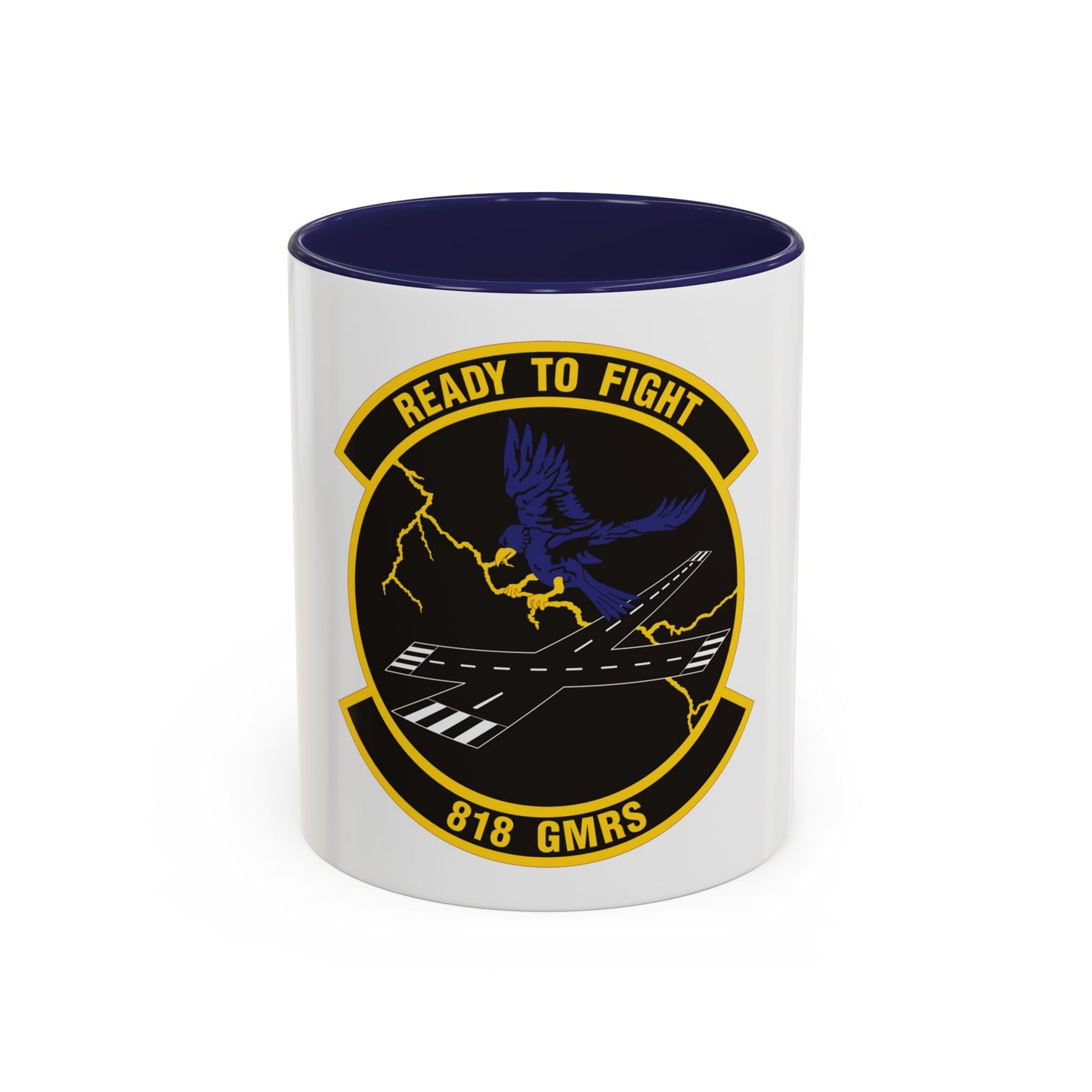 818th Global Mobility Readiness Squadron (U.S. Air Force) Accent Coffee Mug