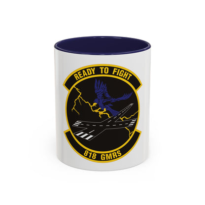 818th Global Mobility Readiness Squadron (U.S. Air Force) Accent Coffee Mug