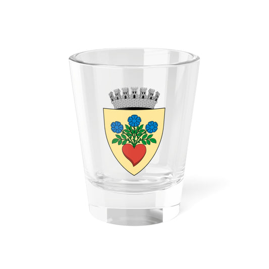 Coa Romania Town Csíkszereda 2 (Oman) (Coat of Arms) Shot Glass 1.5oz
