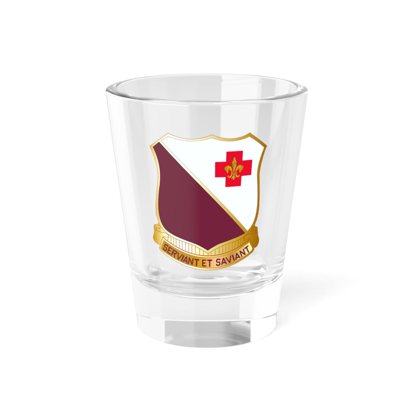 40 Medical Battalion (U.S. Army) Shot Glass 1.5oz