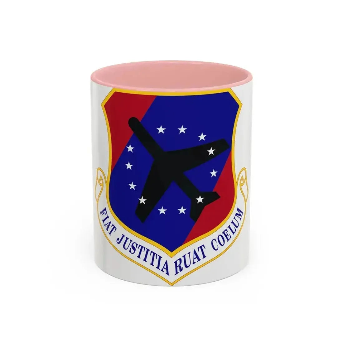 447th Air Expeditionary Group (U.S. Air Force) Accent Coffee Mug 11oz Pink - Go Mug Yourself