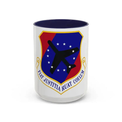 447th Air Expeditionary Group (U.S. Air Force) Accent Coffee Mug 15oz Navy - Go Mug Yourself