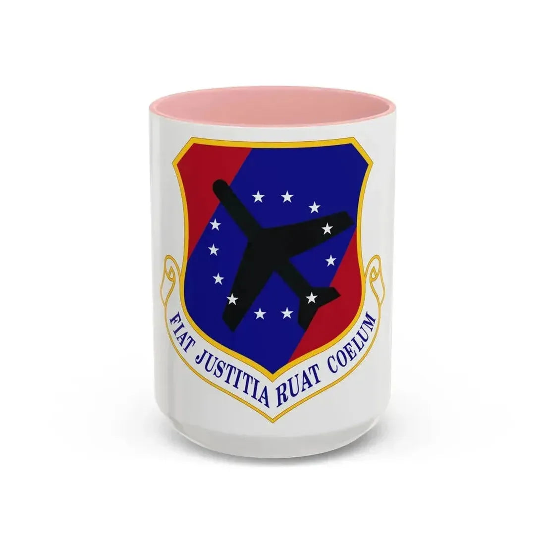 447th Air Expeditionary Group (U.S. Air Force) Accent Coffee Mug 15oz Pink - Go Mug Yourself