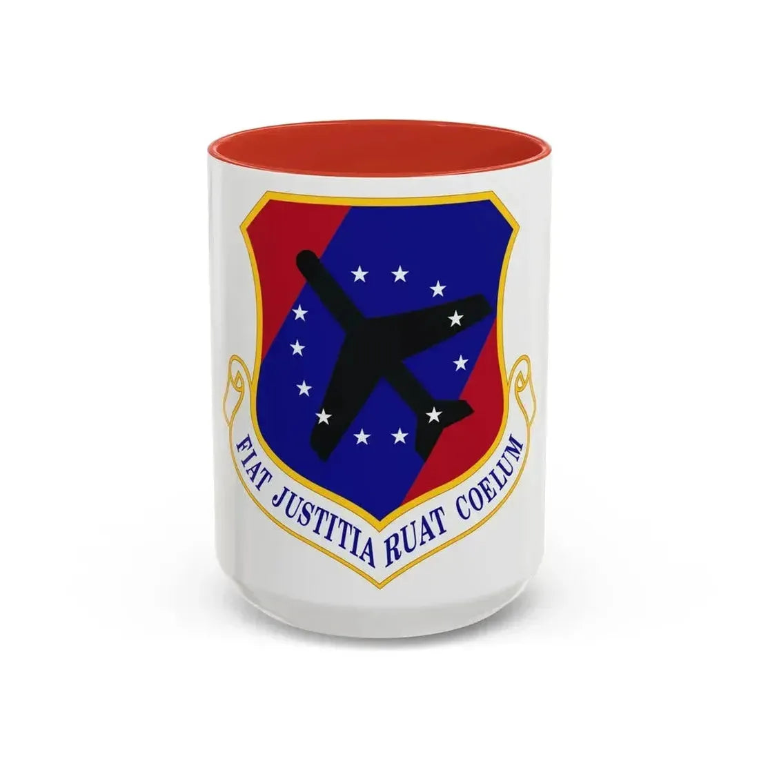 447th Air Expeditionary Group (U.S. Air Force) Accent Coffee Mug 15oz Red - Go Mug Yourself