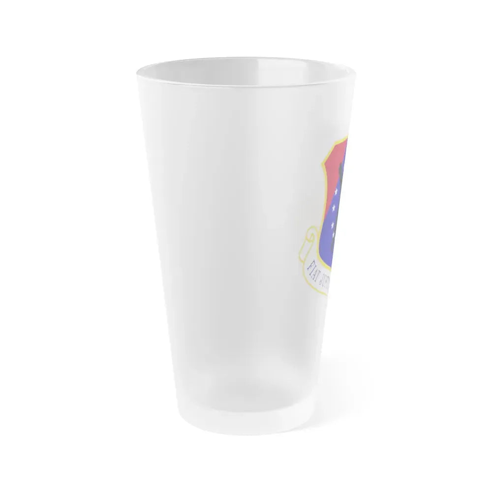 447th Air Expeditionary Group (U.S. Air Force) Frosted Pint Glass 16oz - Go Mug Yourself