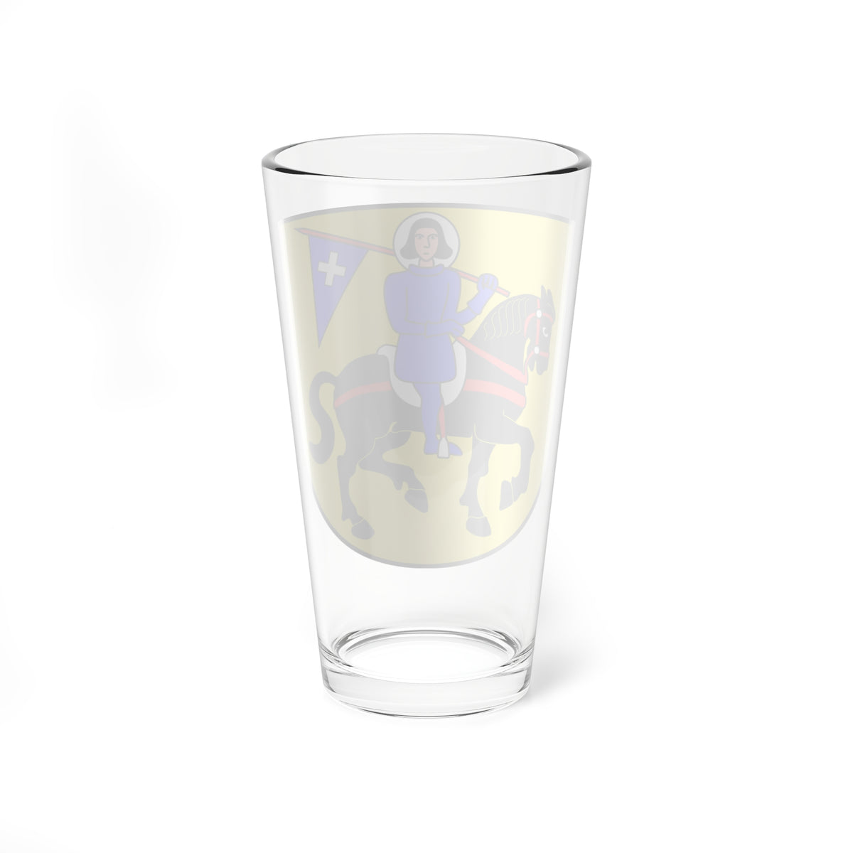 Lumnezia Lugnez Kreis wappen (Switzerland) (Coat of Arms) Pint Glass 16oz