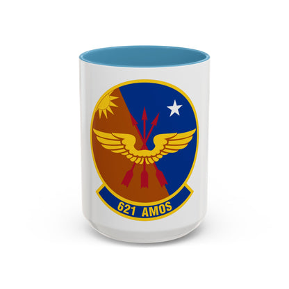 621 Air Mobility Operations Squadron AMC (U.S. Air Force) Accent Coffee Mug