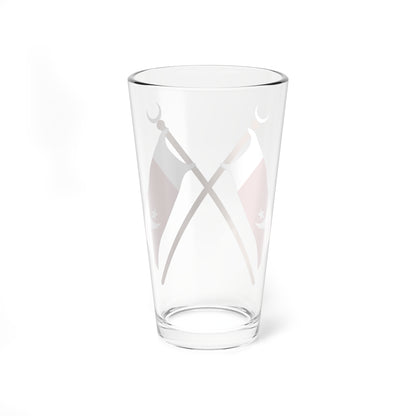 Coat of Arms of Umm Al Quwain (United Arab Emirates) (Coat of Arms) Pint Glass 16oz