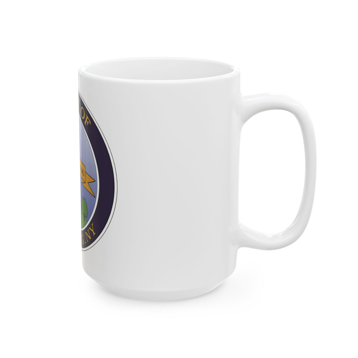 Seal of Corning NY - White Coffee Mug