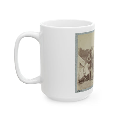 7th New York State Militia, Camp Cameron, D.C., 1861 002(2) (U.S. Civil War) White Coffee Mug
