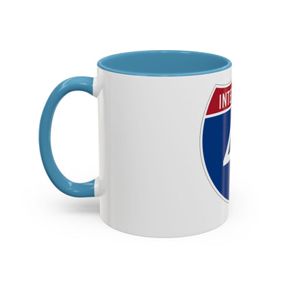 Interstate 41 (U.S. Highways) Accent Coffee Mug