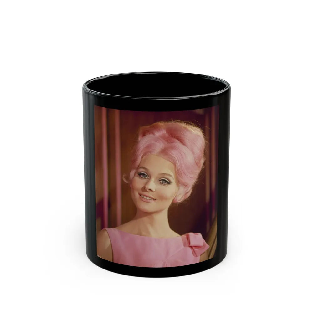 Diane McBaine #23 (Vintage Female Icon) Black Coffee Mug-11oz-Go Mug Yourself