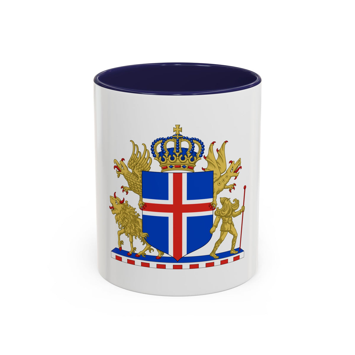 Kingdom of Iceland Coat of Arms - Accent Coffee Mug