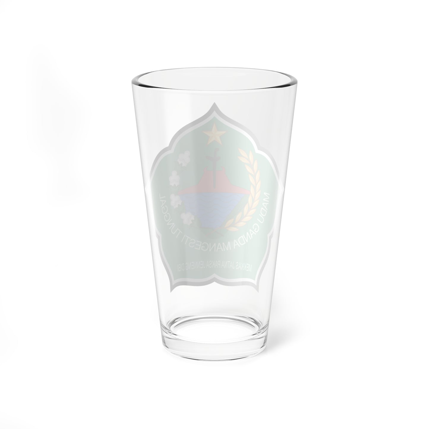 Seal of Pamekasan Regency (Indonesia) (Coat of Arms) Pint Glass 16oz