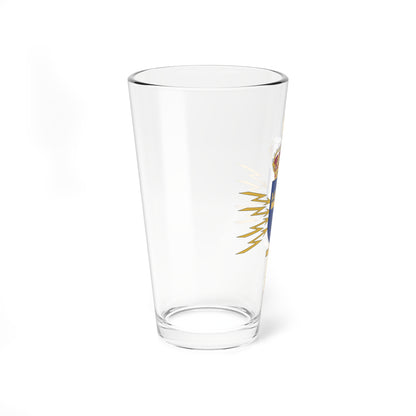 Försvarets radioanstalt vapen (Sweden) (Coat of Arms) Pint Glass 16oz