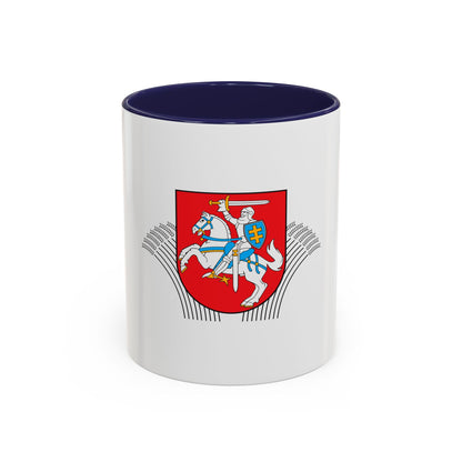 Coat of Arms of Ministry of Agriculture Lithuania - Accent Coffee Mug