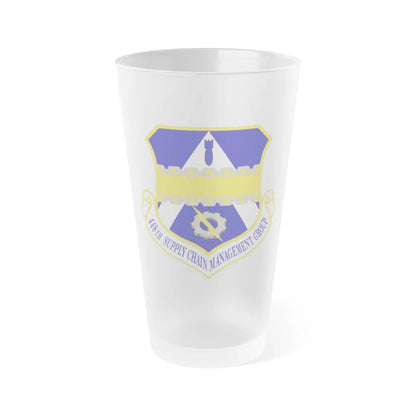 448th Supply Chain Management Group (U.S. Air Force) Frosted Pint Glass 16oz-16oz-Frosted-Go Mug Yourself