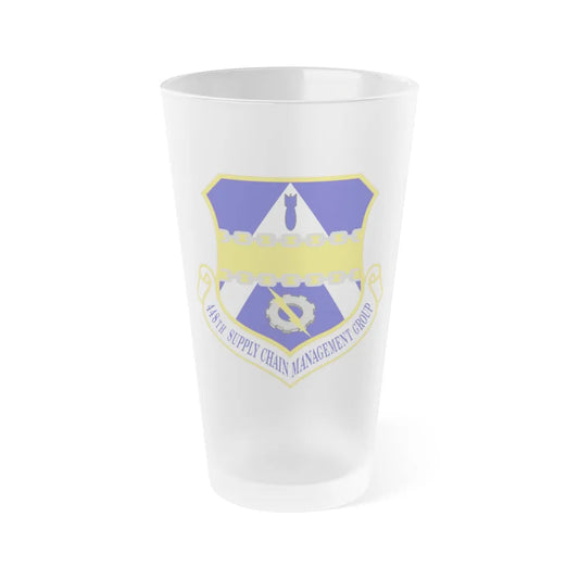 448th Supply Chain Management Group (U.S. Air Force) Frosted Pint Glass 16oz-16oz-Frosted-Go Mug Yourself