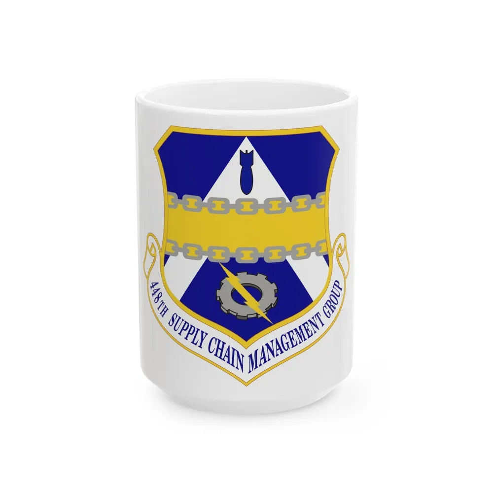 448th Supply Chain Management Group (U.S. Air Force) White Coffee Mug-15oz-Go Mug Yourself