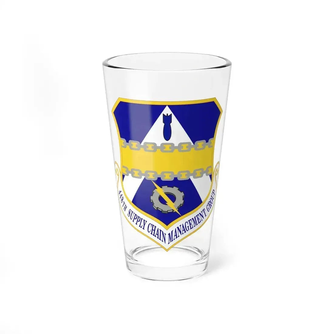 448th Supply Chain Management Group (U.S. Air Force) Pint Glass 16oz 16oz - Go Mug Yourself