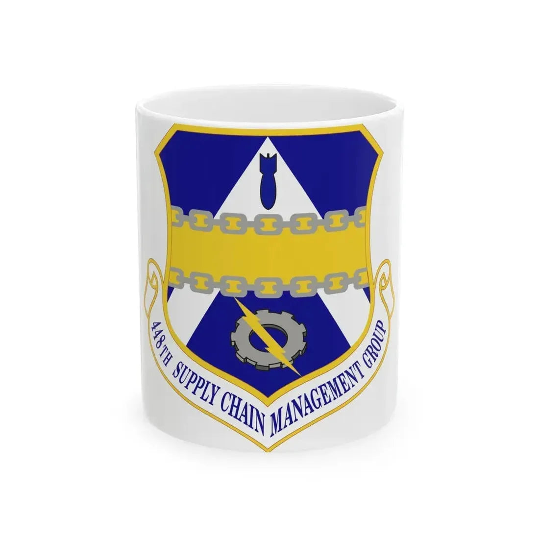 448th Supply Chain Management Group (U.S. Air Force) White Coffee Mug 11oz - Go Mug Yourself