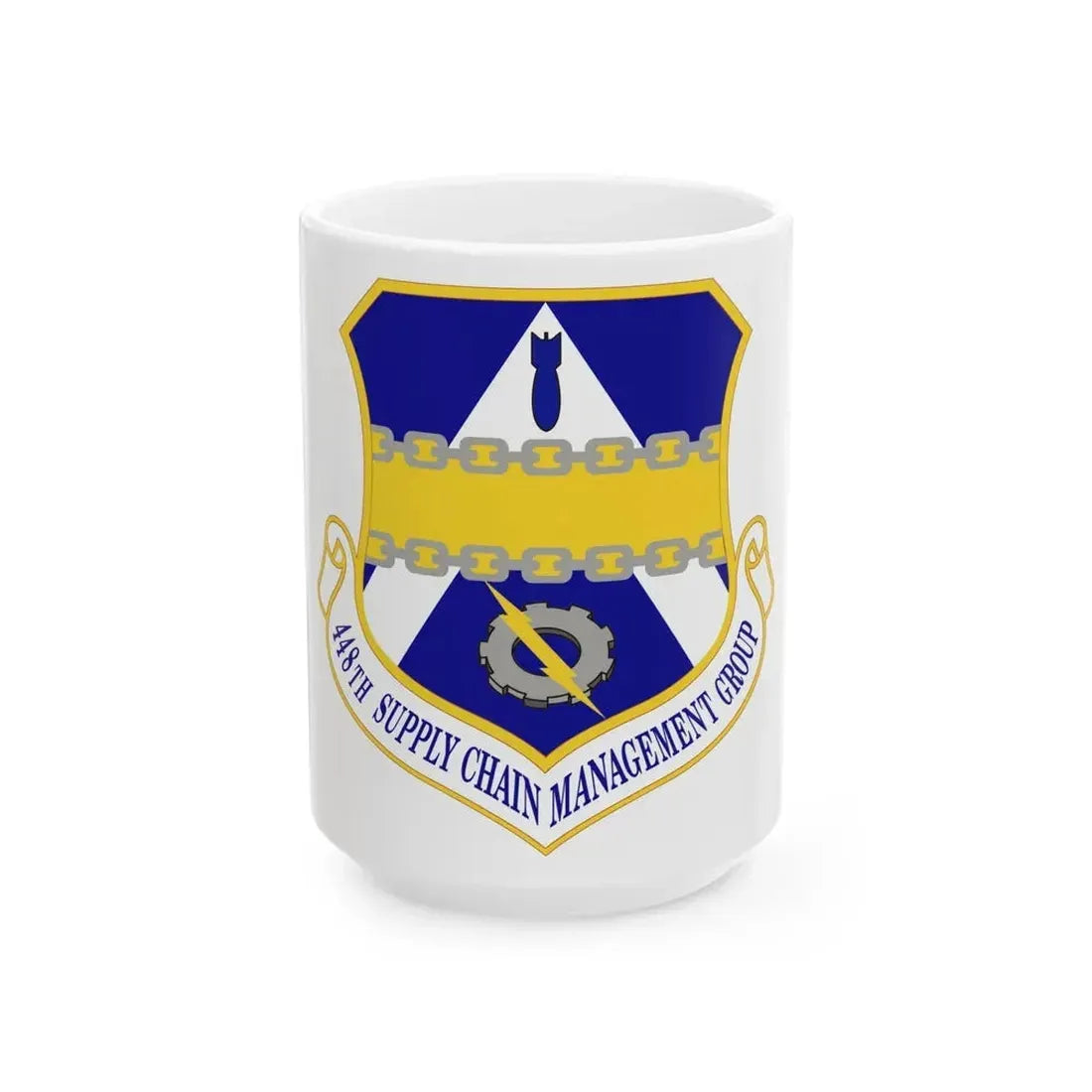 448th Supply Chain Management Group (U.S. Air Force) White Coffee Mug 15oz - Go Mug Yourself