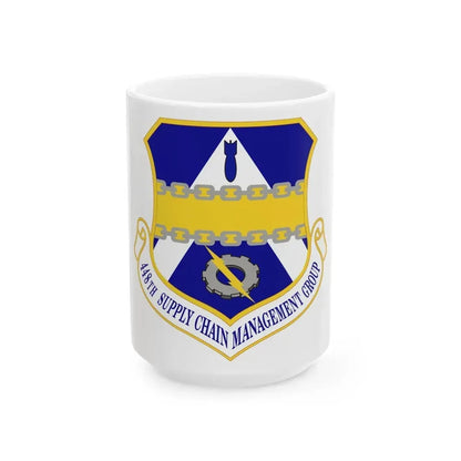 448th Supply Chain Management Group (U.S. Air Force) White Coffee Mug 15oz - Go Mug Yourself