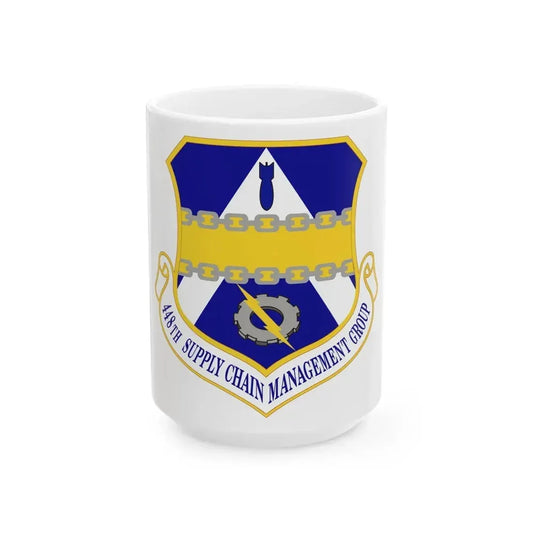 448th Supply Chain Management Group (U.S. Air Force) White Coffee Mug 15oz - Go Mug Yourself