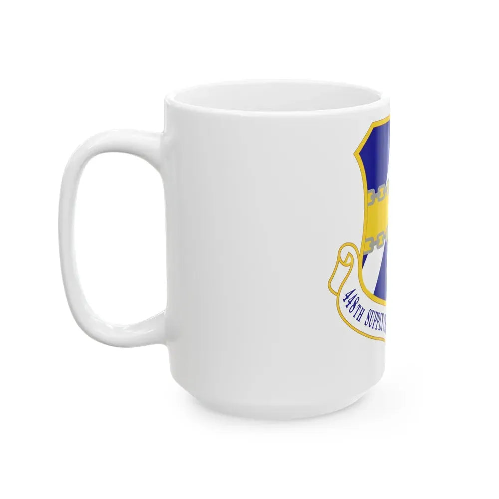 448th Supply Chain Management Group (U.S. Air Force) White Coffee Mug - Go Mug Yourself