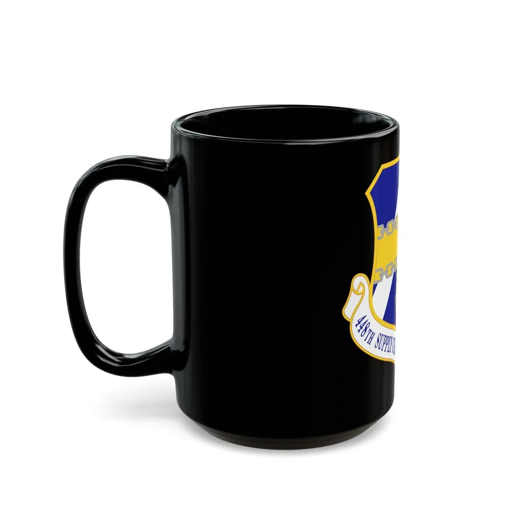 448th Supply Chain Managment Wing (U.S. Air Force) Black Coffee Mug-Go Mug Yourself