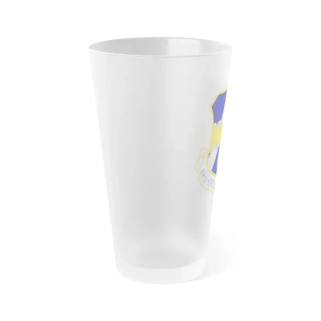 448th Supply Chain Managment Wing (U.S. Air Force) Frosted Pint Glass 16oz - Go Mug Yourself