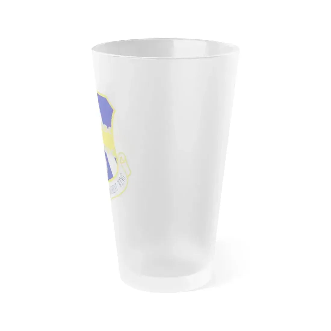 448th Supply Chain Managment Wing (U.S. Air Force) Frosted Pint Glass 16oz - Go Mug Yourself
