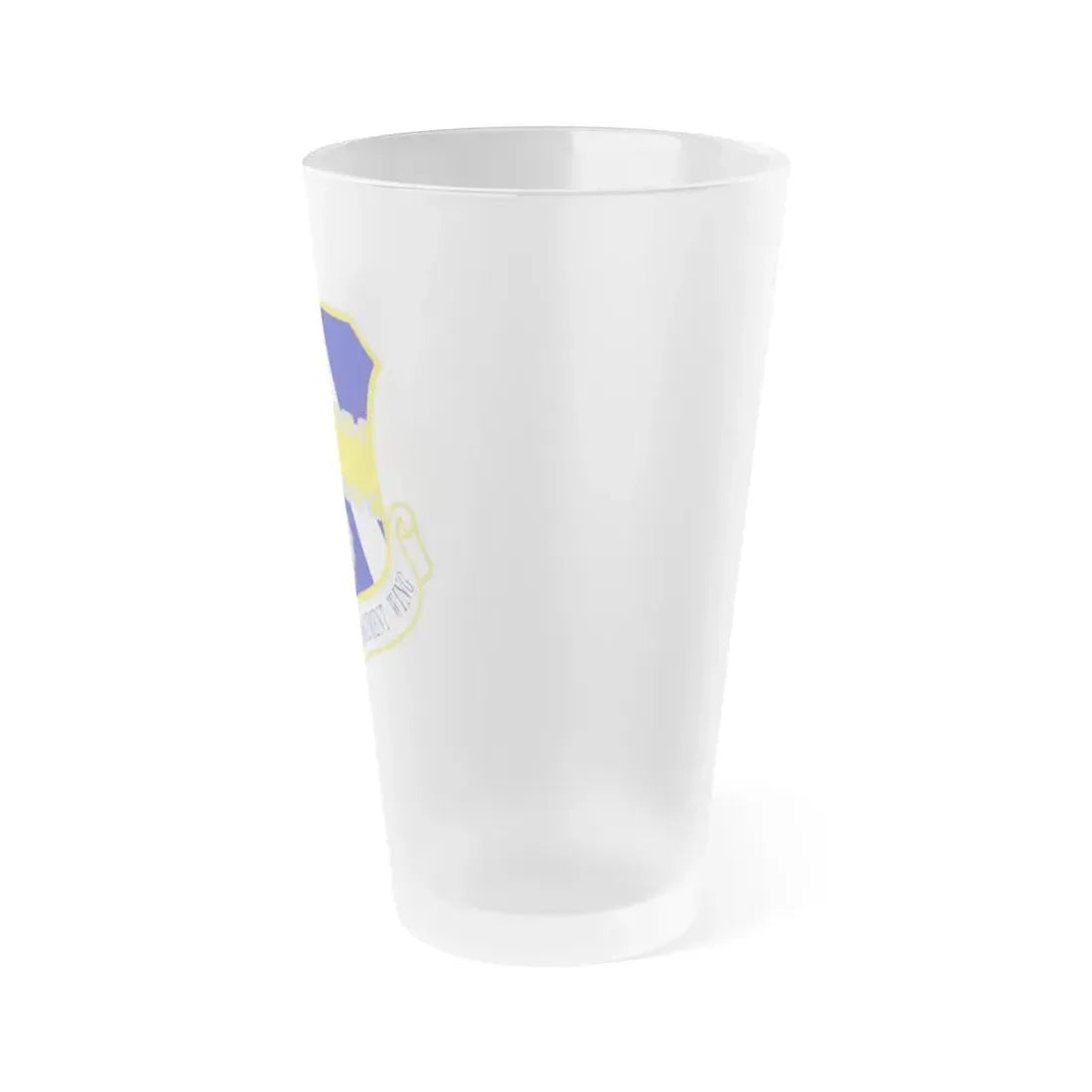 448th Supply Chain Managment Wing (U.S. Air Force) Frosted Pint Glass 16oz - Go Mug Yourself