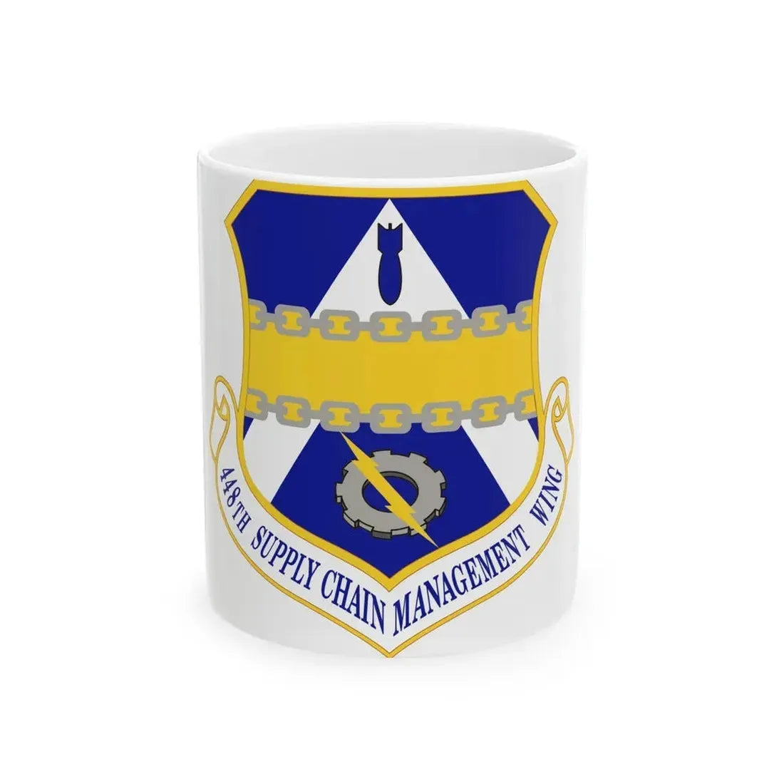 448th Supply Chain Managment Wing (U.S. Air Force) White Coffee Mug 11oz - Go Mug Yourself