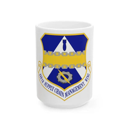 448th Supply Chain Managment Wing (U.S. Air Force) White Coffee Mug 15oz - Go Mug Yourself