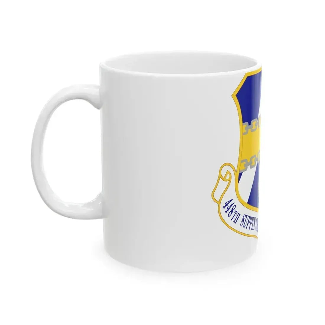 448th Supply Chain Managment Wing (U.S. Air Force) White Coffee Mug - Go Mug Yourself