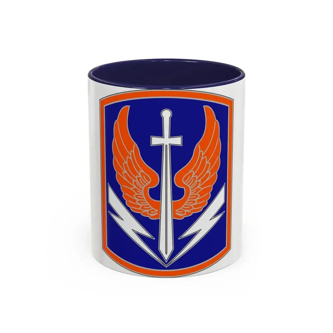 449 Aviation Brigade (U.S. Army) Accent Coffee Mug 11oz Navy - Go Mug Yourself