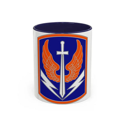 449 Aviation Brigade (U.S. Army) Accent Coffee Mug 11oz Navy - Go Mug Yourself