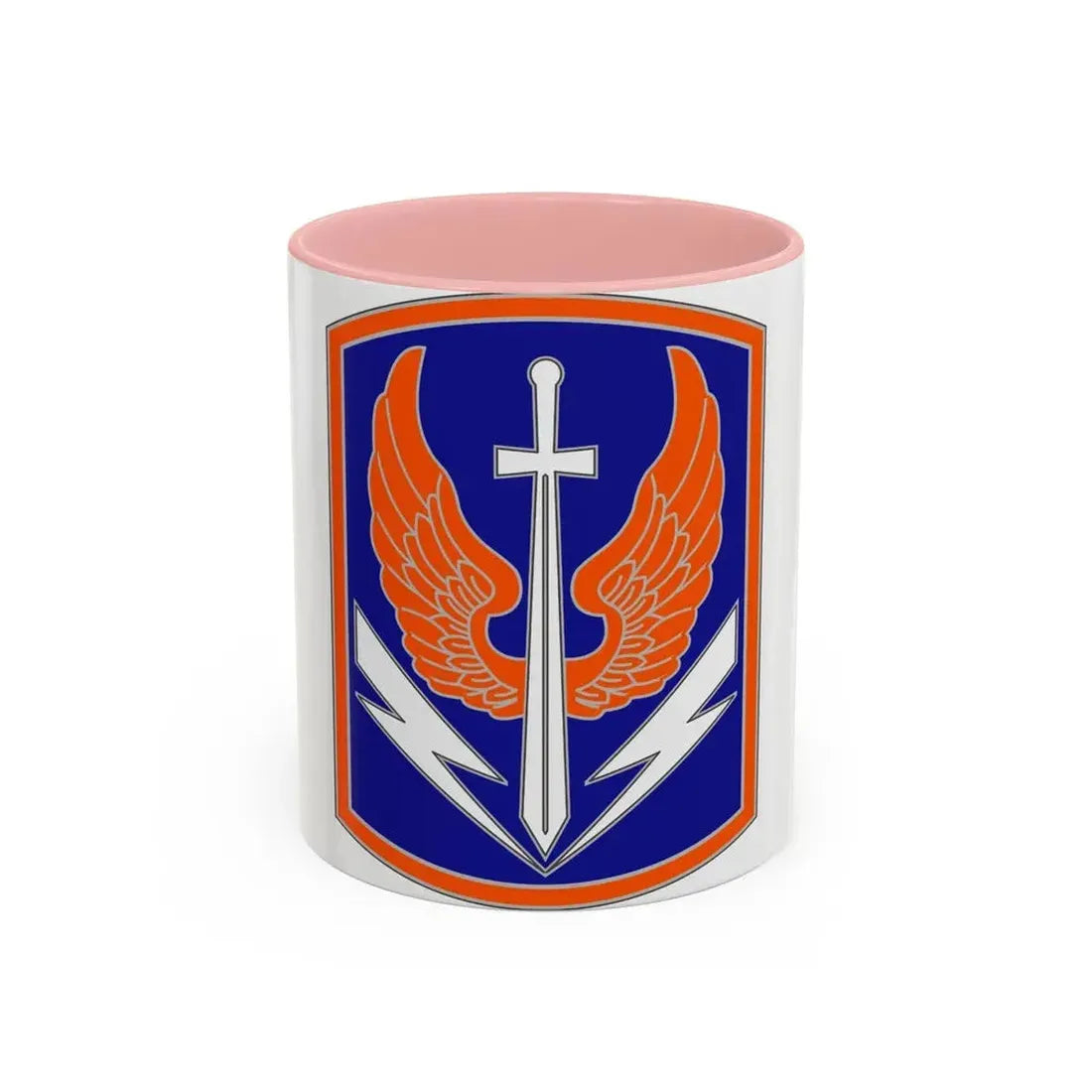449 Aviation Brigade (U.S. Army) Accent Coffee Mug 11oz Pink - Go Mug Yourself