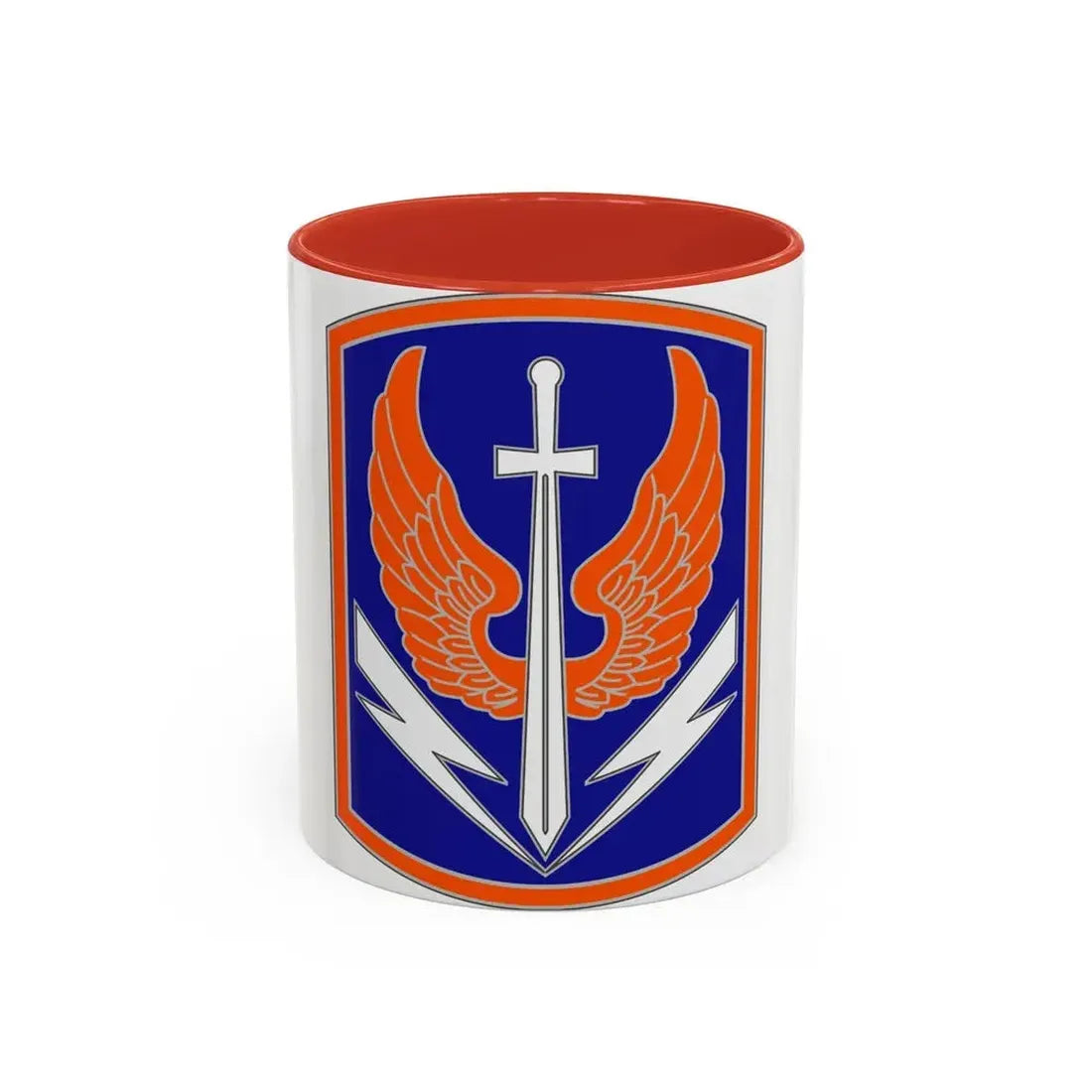 449 Aviation Brigade (U.S. Army) Accent Coffee Mug 11oz Red - Go Mug Yourself