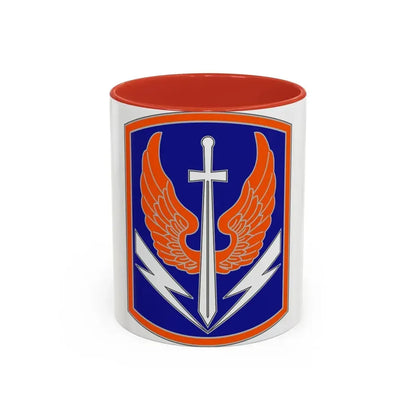 449 Aviation Brigade (U.S. Army) Accent Coffee Mug 11oz Red - Go Mug Yourself