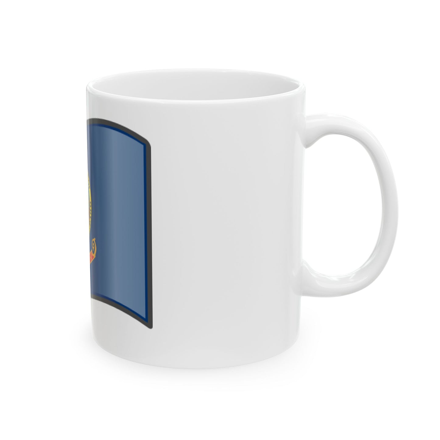 Nuvola Idaho flag (United States) White Coffee Mug-Go Mug Yourself