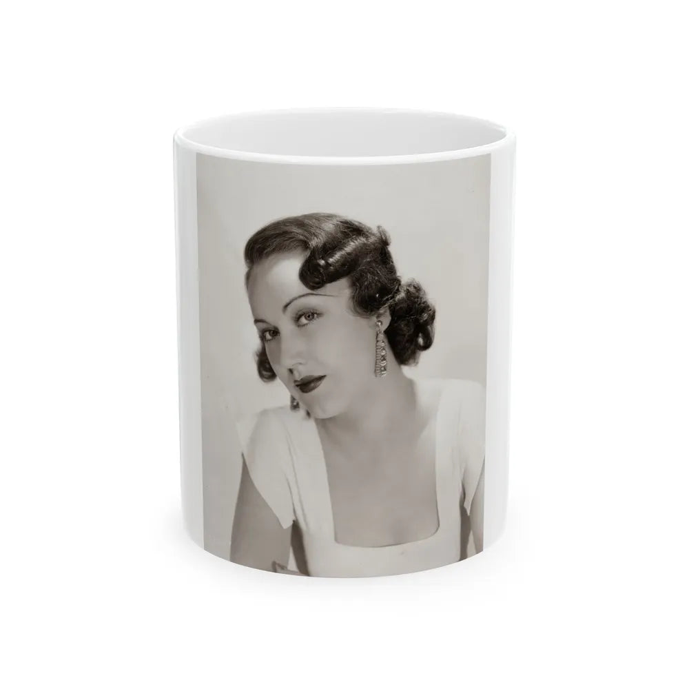 Fay Wray #199 (Vintage Female Icon) White Coffee Mug-11oz-Go Mug Yourself