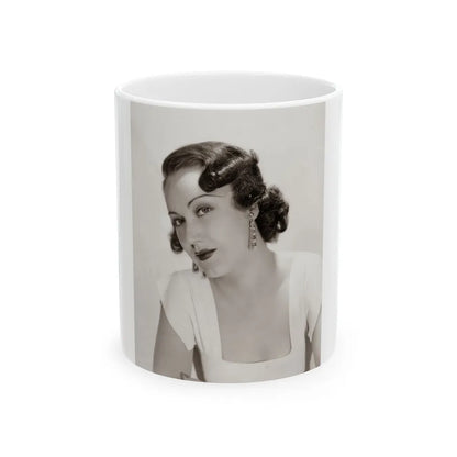 Fay Wray #199 (Vintage Female Icon) White Coffee Mug-11oz-Go Mug Yourself