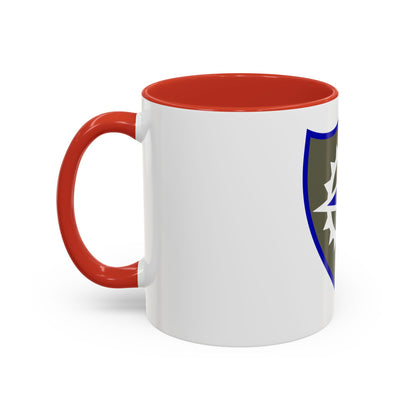 XVI Corps (U.S. Army) Accent Coffee Mug