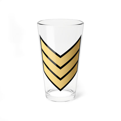 03. KNF SGT (Kuwait) (Military Rank) Pint Glass 16oz