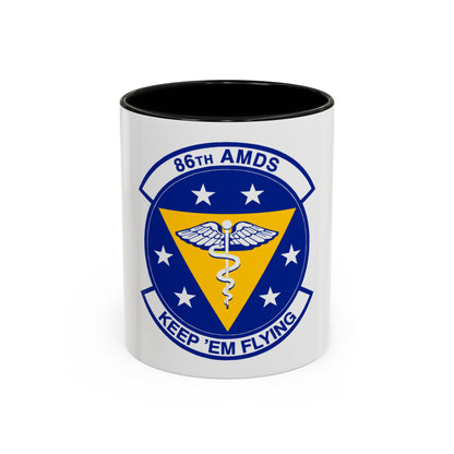 86 Aerospace Medicine Squadron USAFE (U.S. Air Force) Accent Coffee Mug