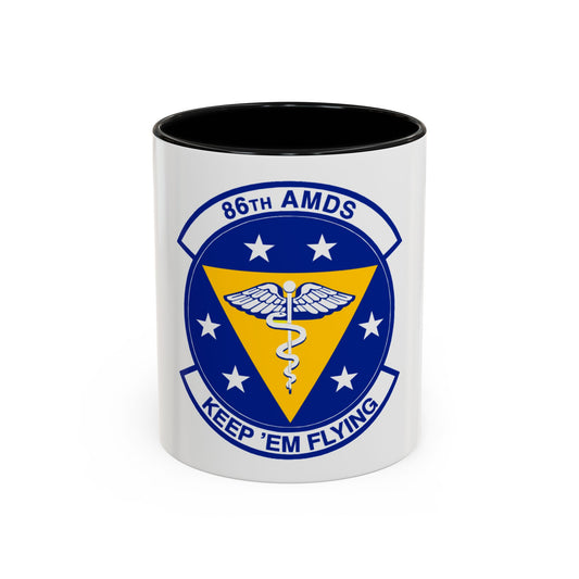 86 Aerospace Medicine Squadron USAFE (U.S. Air Force) Accent Coffee Mug